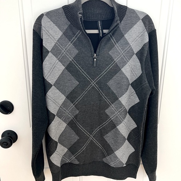 Men’s sweater gray - Picture 2 of 4